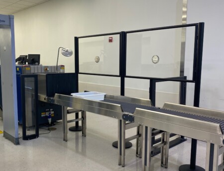 TSA is installing acrylic barriers at LaGuardia Airport to help protect passengers and workforce from coronavirus
