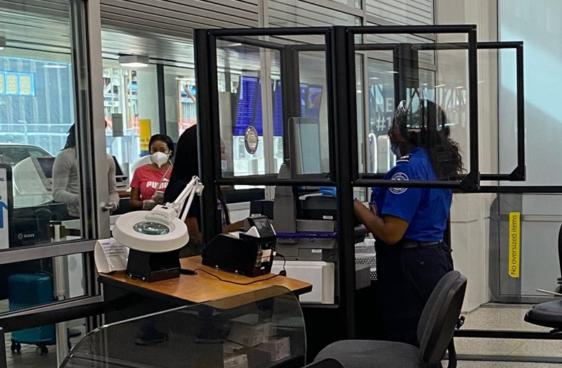 TSA Is Installing Acrylic Barriers at LaGuardia Airport to Help Protect Against Coronavirus New York Airport TSA is installing acrylic barriers at LaGuardia Airport to help protect passengers and workforce from coronavirus