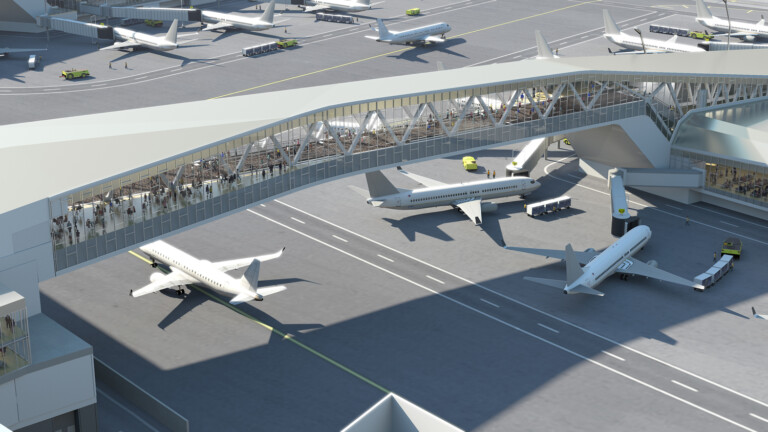 Port Authority and Delta Air Lines Advance a $4 Billion Project for Second Phase of the Creation of a New LaGuardia Airport LGA bridge detail view Metropolitan Airport News