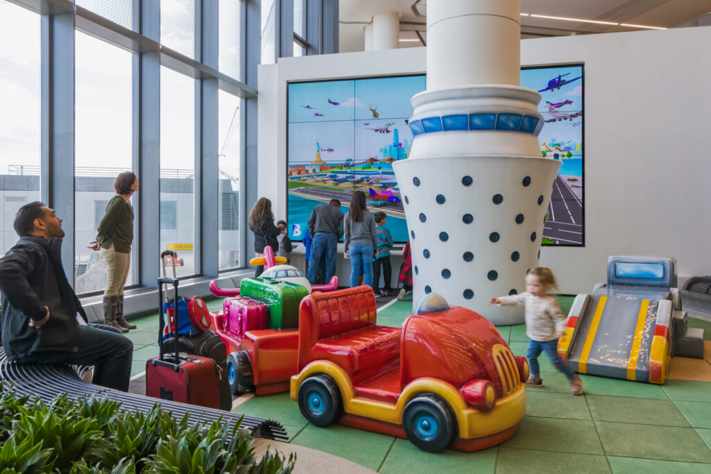 LaGuardia Airport Terminal B Play Area Metropolitan Airport News