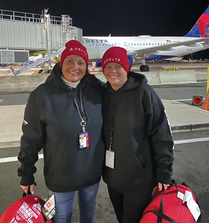 Delta Air Lines at JFK Participates in the Annual Sleep Out America Event New York Airport Delta Air Lines at JFK Participates in the Annual Sleep Out America Event
