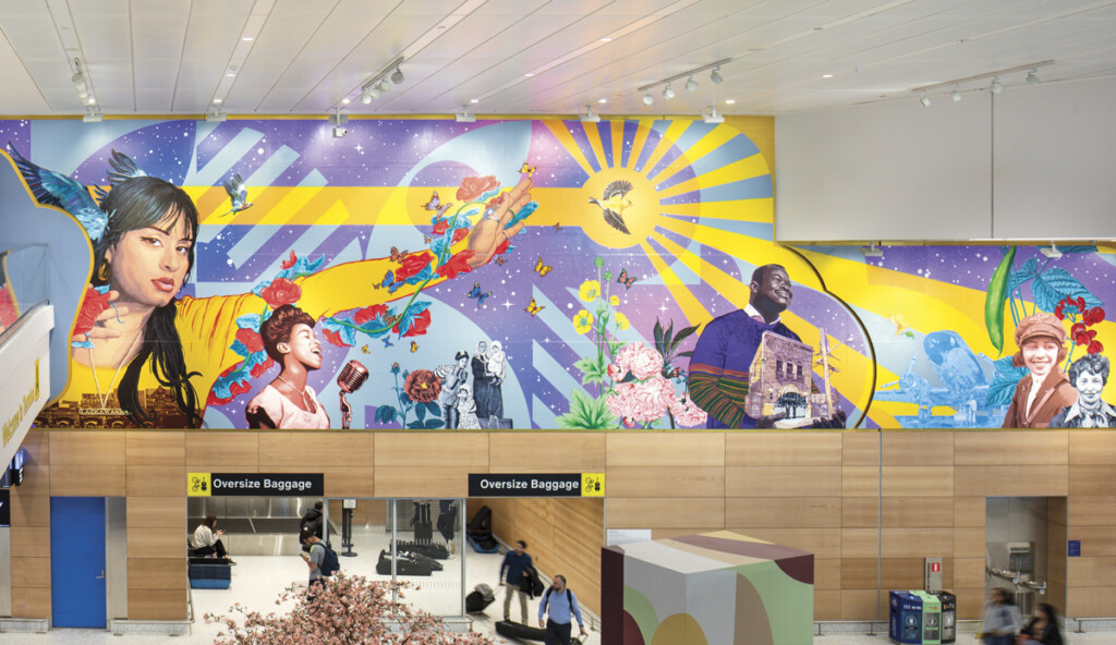 Reflections of Time & Place New York Airport Layqa Nuna Yawar, Between the Future Past, 2021-22