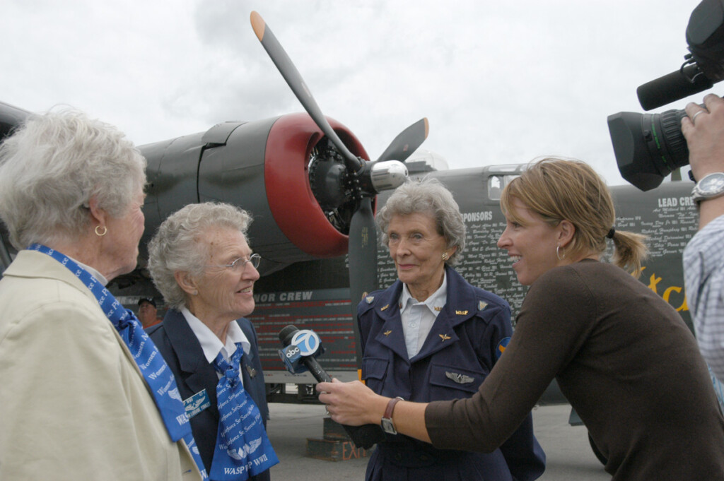 Lillian's ABC News interview after B-24 flight
