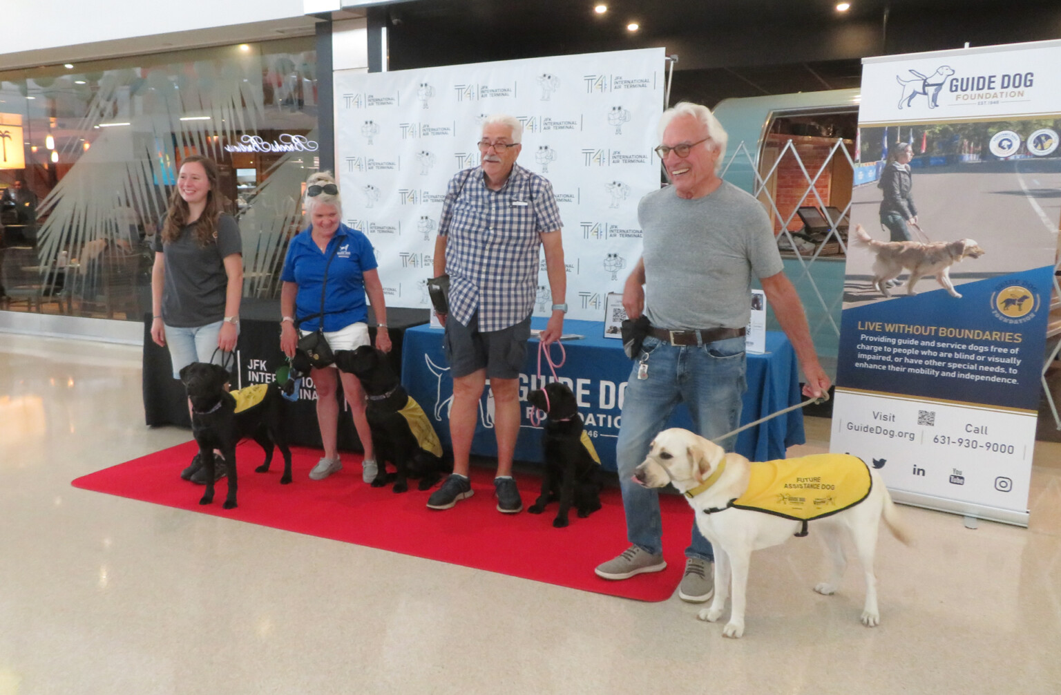 The Guide Dog Foundation at JFKIAT on Giving Bark Thursday The Guide Dog Foundation at JFKIAT on Giving Bark Thursday