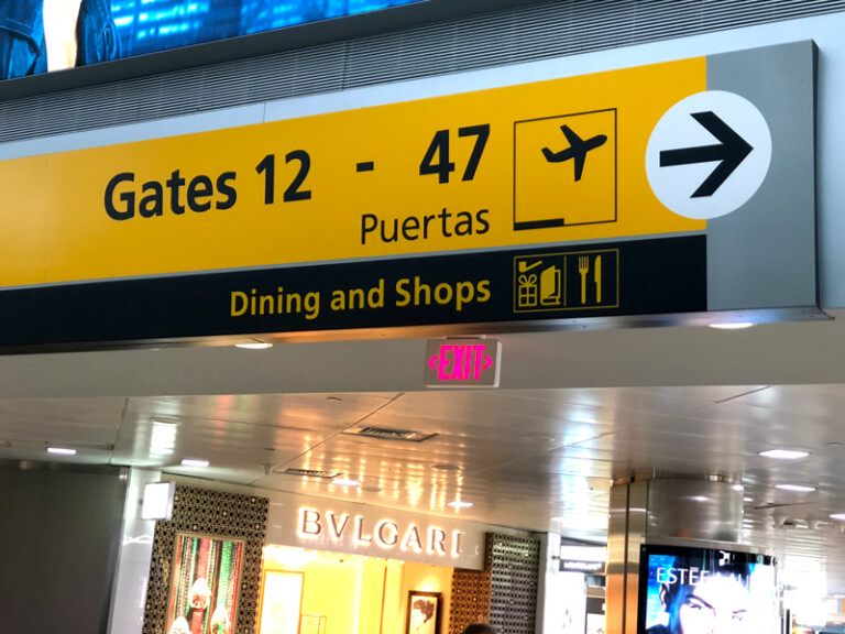 DHS Funds Airport Navigation App That Guides You from Check-in to Gate LocusLabs JFK Gate