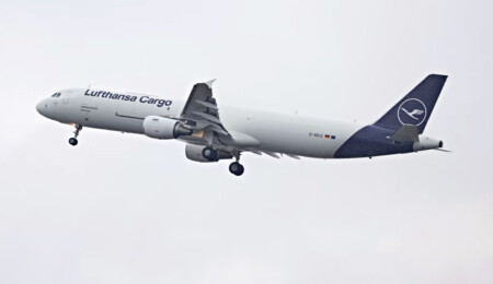 Lufthansa Cargo A321 freighter lifts off for first commercial flight
