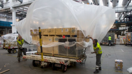 Lufthansa Cargo Is the World’s First Cargo Airline to Use More Environmentally Friendly Plastic Film Lufthansa Cargo Environmental Plastic
