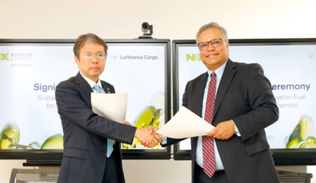 Lufthansa Cargo and Nippon Express Europe Conclude SAF Agreement Global Japanese logistics company to use SAF for airfreight transports with Lufthansa Cargo in the future