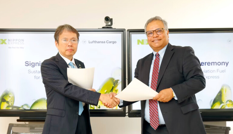 Lufthansa Cargo and Nippon Express Europe Conclude SAF Agreement Global Japanese logistics company to use SAF for airfreight transports with Lufthansa Cargo in the future