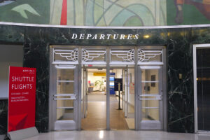 Marine Air Terminal Departure Doors to Shuttle Flights Metropolitan Airport News