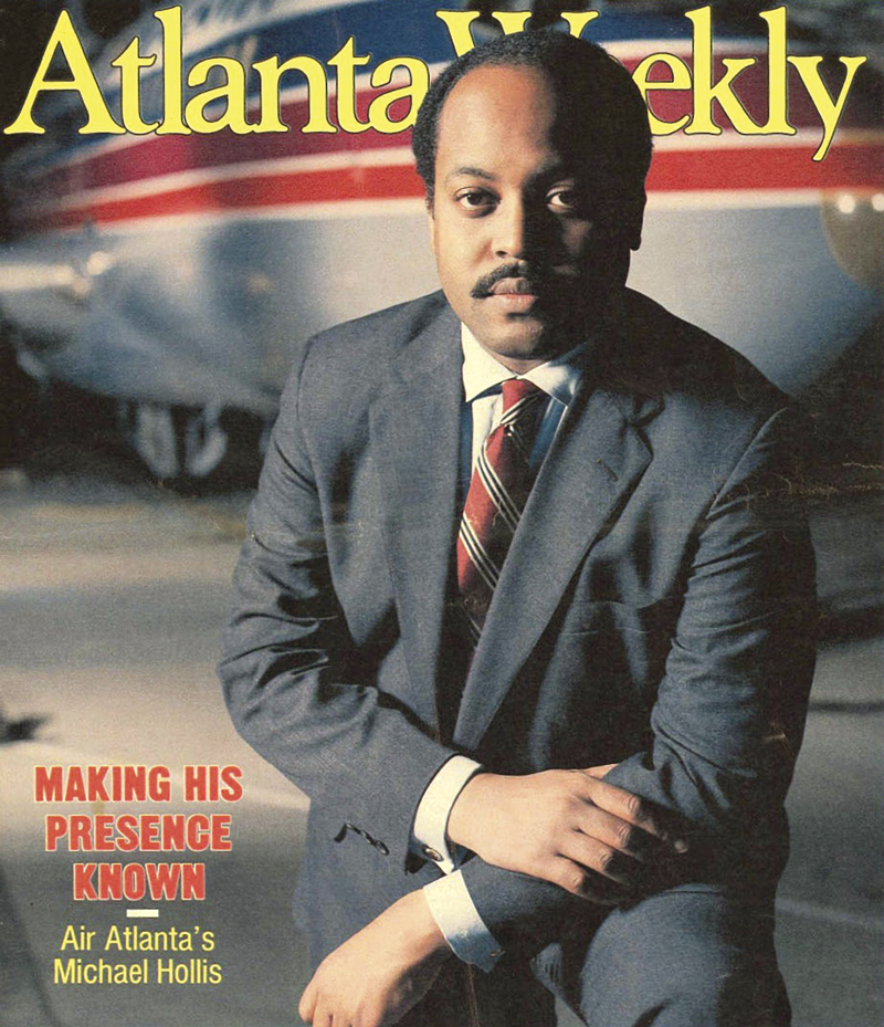 Michael Hollis on the cover of “Atlanta Weekly,” July 14, 1985.