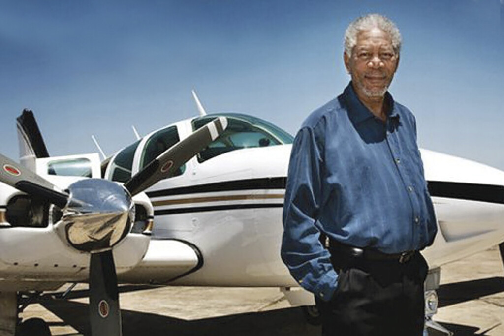 Morgan Freeman earned his pilot’s license at 65 years old. He owns three planes: a Cessna Citation 501 SP jet, a twin-engine Cessna 414, and a $7.5 million six-seater Emivest SJ30.