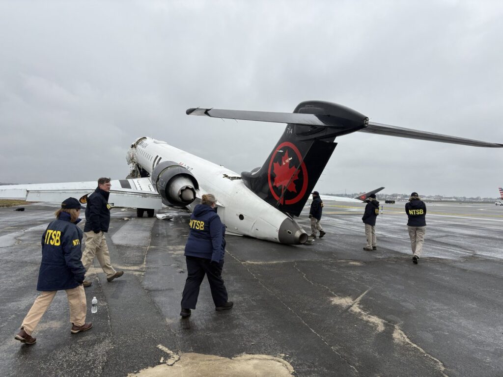 NTSB Investigates Fatal Crash at LaGuardia Airport NTSB Air Canada Express Flight 8646