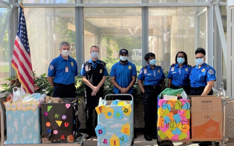 Newark TSA Team donation Metropolitan Airport News