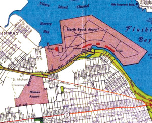 Glenn Curtiss Airport New York Airport North Beach Airport NY Map