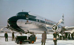 Northeast Airlines Douglas DC-6 New York Airport Northeast Airlines Douglas DC-6