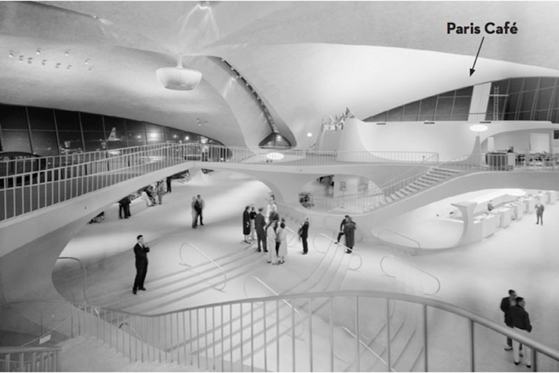 The former TWA terminal circa 1962.