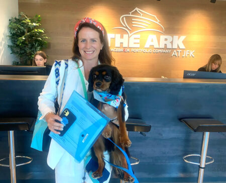 When Pet Paperwork Fails, the Airport Pays PadsPass co-founder Lauren Anders Brown at The ARK at JFK