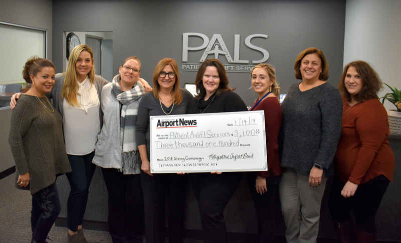 Charitable Giving Program New York Airport PALS 2018 Check Presentation