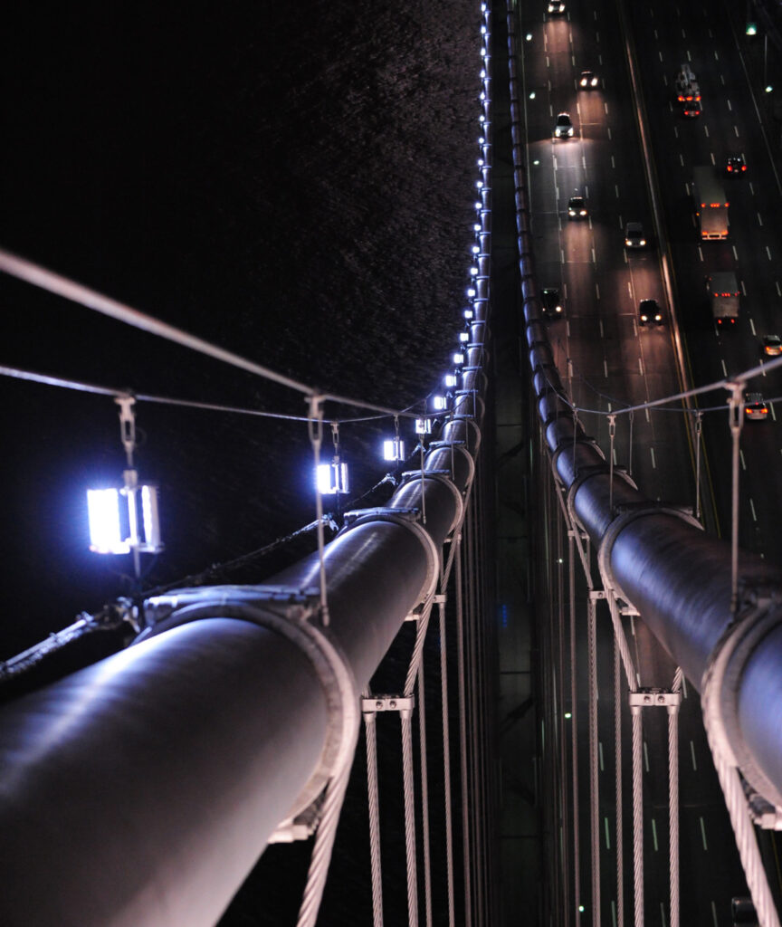 Illuminating the Iconic George Washington Bridge New York Airport PANYNJ George Washington Bridge LED Lighting