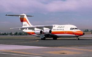 Pacific Southwes Airlines BAe-146-200 New York Airport Pacific Southwes Airlines BAe-146-200