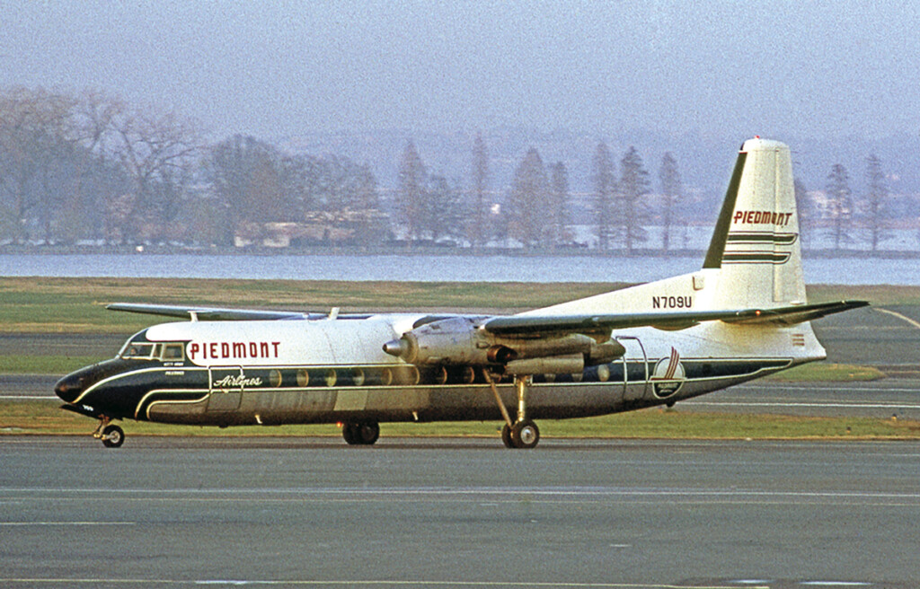 Piedmont: The Up-and-Coming Airline New York Airport Piedmont Fairchild-Hiller FH-227B