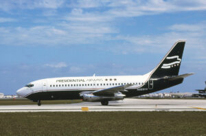 Presidential Airways Boeing 737-200 New York Airport Presidential Airways Boeing 737-200