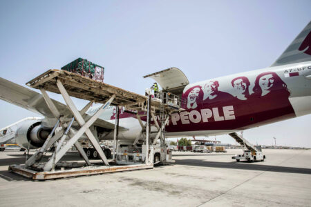 Qatar Airways Cargo and Animal Defenders International Transport Six Young Lions Home to Africa Qatar Airways Cargo