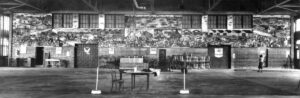 _Rhonie-MuralPanorama,-c.-1938- New York Airport Rhonie MuralPanorama c. 1938 Metropolitan Airport News