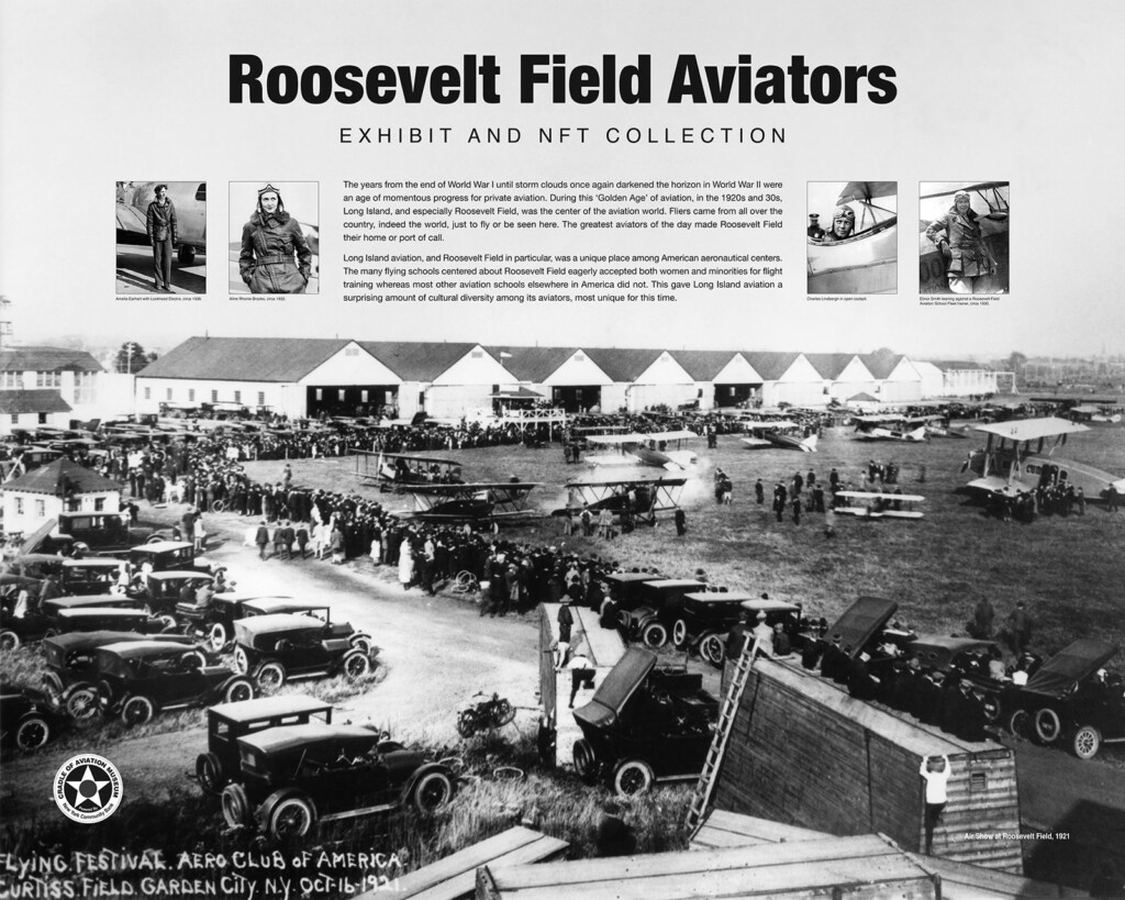 Roosevelt Field Aviators Exhibit and NFT Collection Metropolitan Airport News