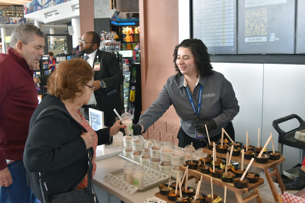 LaGuardia Gateway Partners Welcomes Frontier Airlines to LGA Terminal B New York Airport Sampling Metropolitan Airport News