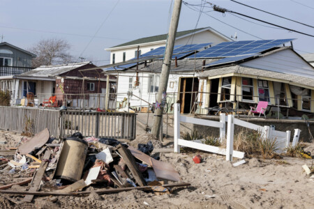 Sandy – The Super Storm Super Storm Sandy impact on Oceanside Drive at Breezy Point.