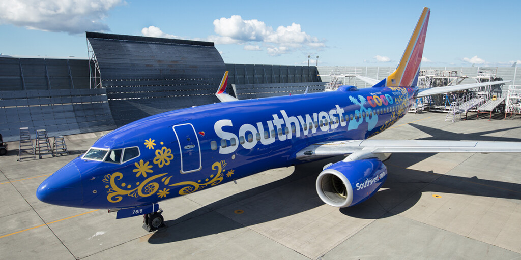 Southwest Unveils “Coco”-Themed Boeing 737-700 Aircraft, Celebrating Disney Pixar’s All-New Adventure In High-Flying Style SouthWest 737 700 Disney Coco Metropolitan Airport News