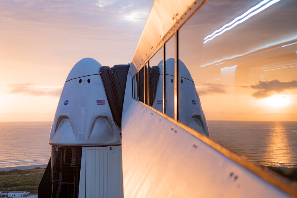 Dragon spacecraft.