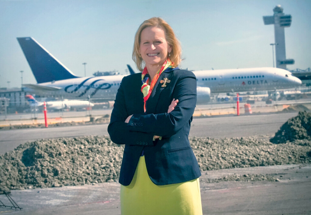 9/11: Remembrance, Resilience, and the Aviation Community New York Airport Former Port Authority Aviation Director Susan Baer on the runway at JFK.