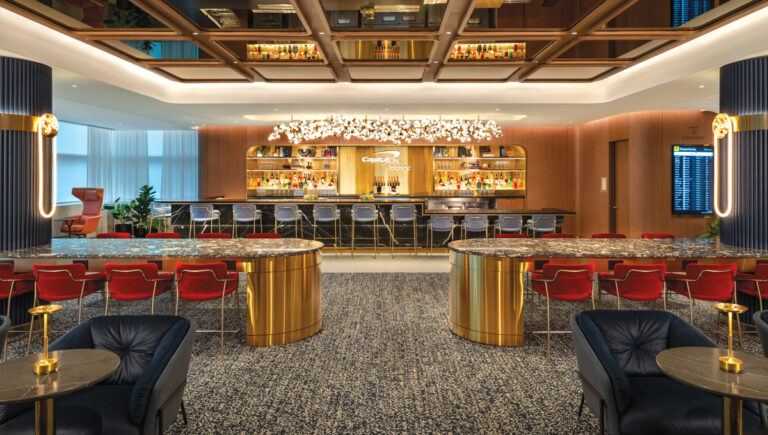 The Capital One Lounge at Terminal 4