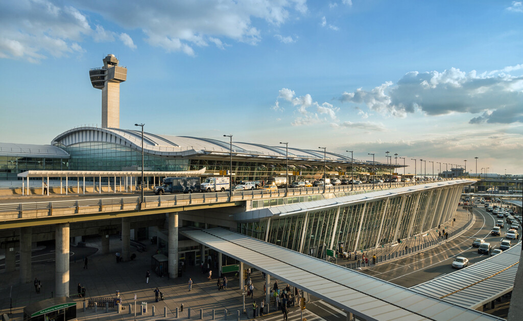 Cybersecurity at JFKIAT New York Airport JFK Airport Terminal 4 Exterior