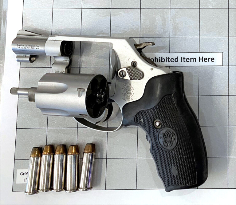 The Number of Guns Detected at TSA Checkpoints in NYC Region’s Airports Increased In 2021 This loaded handgun was detected by TSA officers at LaGuardia Airport in May 2021.