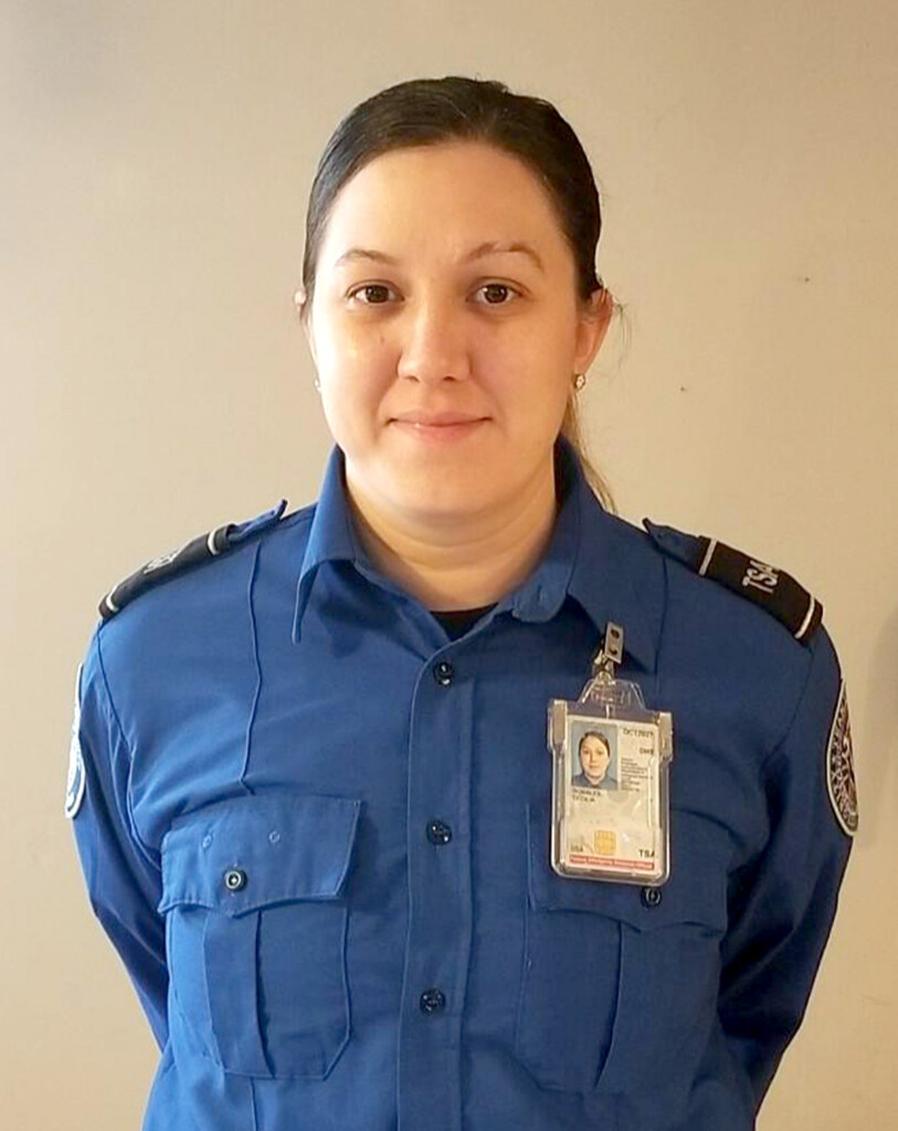 Newark Liberty International Airport TSA Officer Jumps Into Action to Save Infant New York Airport TSA Officer Cecilia Morales.