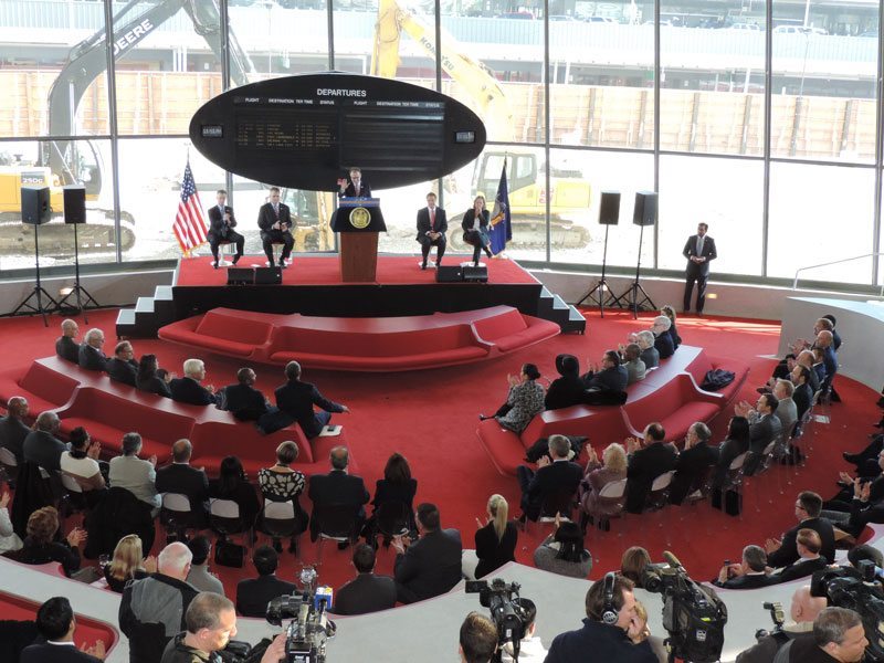Govenor Cuomo, MCR Development Break Ground On TWA Hotel New York Airport TWA Groundbreaking 024 Metropolitan Airport News