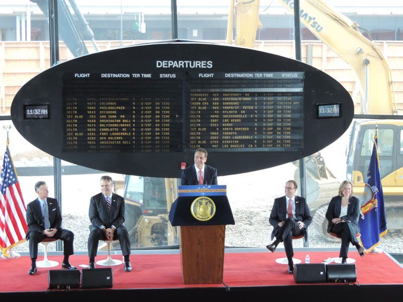 Govenor Cuomo, MCR Development Break Ground On TWA Hotel New York Airport TWA Groundbreaking 029 Metropolitan Airport News