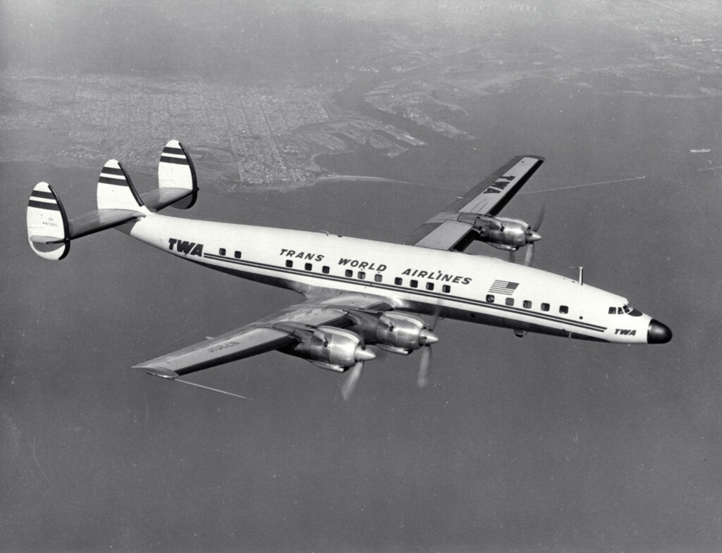 Transcontinental by Air Throughout the Years New York Airport TWA L-1649A Starliner