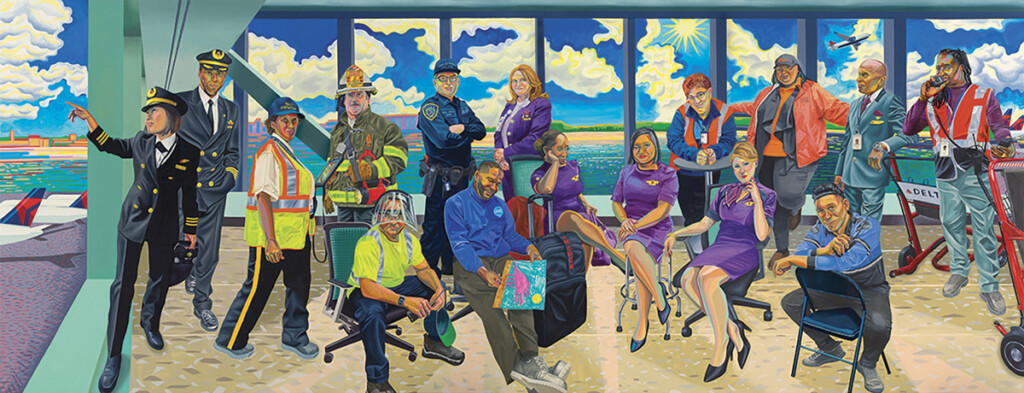 Reflections of Time & Place New York Airport Aliza Nisenbaum, The Ones Who Make It Run