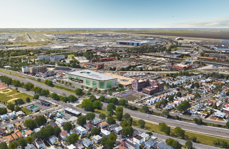 Triangle Equities JFK Aerial Rendering Metropolitan Airport News
