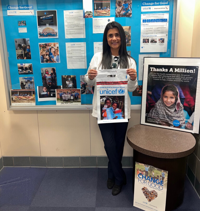 Making a Difference for Children All Over the World ORD Flight Service Manager Silvia Salvi