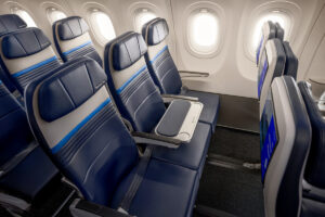 United Launches Another Economy Class Innovation: Economy Plus Seats With Extra Elbow Room United Airbus A321 XLR Economy Plus Middle Seat