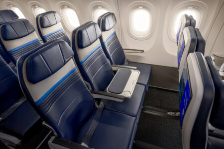 United Launches Another Economy Class Innovation: Economy Plus Seats With Extra Elbow Room United Airbus A321 XLR Economy Plus Middle Seat