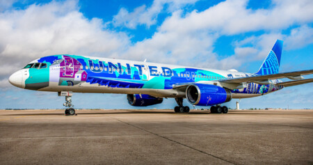 New York/New Jersey Her Art Here Themed Livery Takes Flight on United Airlines United Airlines NY NJ Her Art Here Airplane Metropolitan Airport News