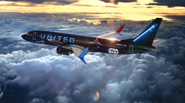 United Debuts Star Wars Themed Airplane United Debuts Star Wars Themed Airplane