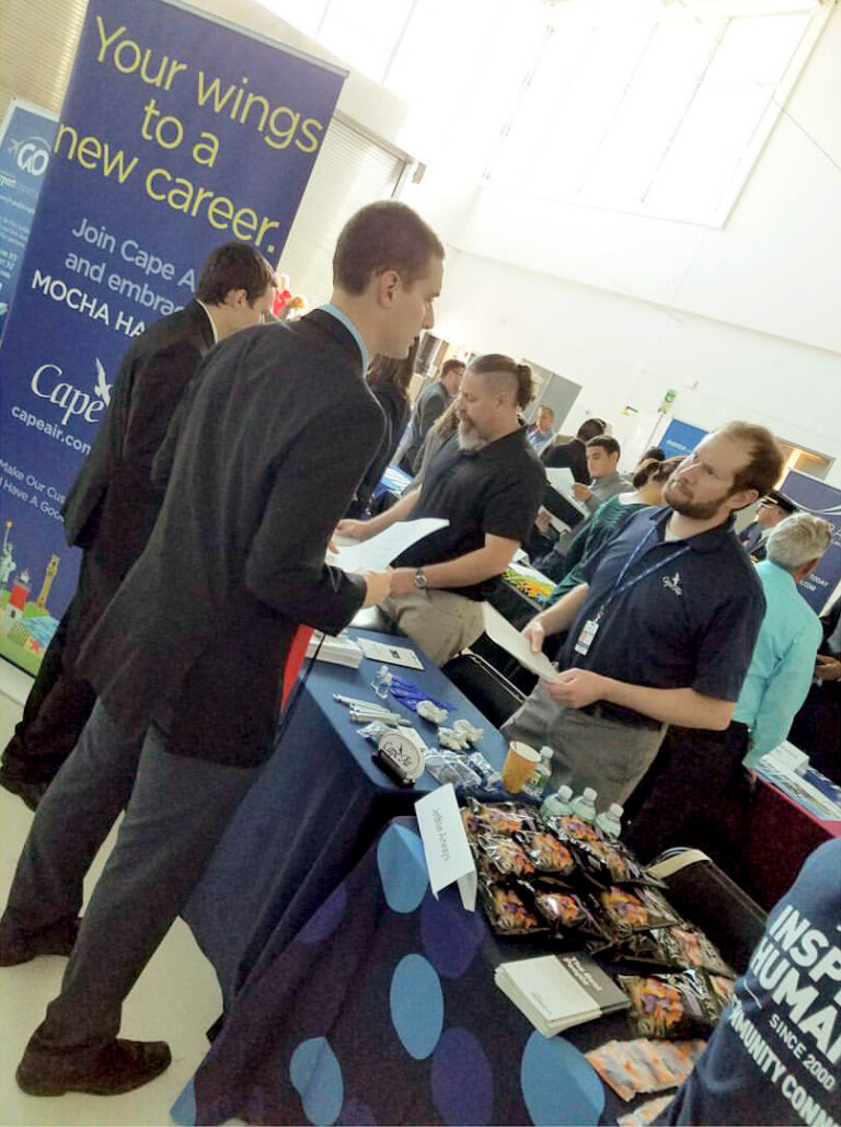 Vaughn’s Fall Career Fair Attracts More Than 300 Attendees Vaughn College Job Fair Metropolitan Airport News